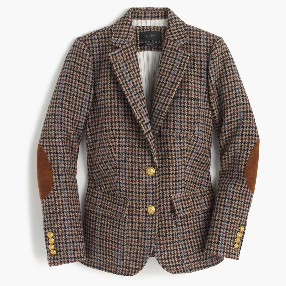 NWOT-Rhodes blazer in houndstooth wool